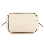 Backpack Faye Small Ivory Pebbled Calfskin Leather