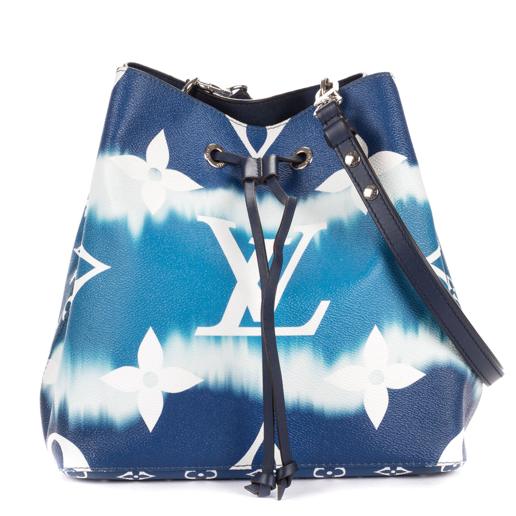 Shoulder Bag Ltd. Ed. Noe Noe MM Blue Giant Monogram Escale