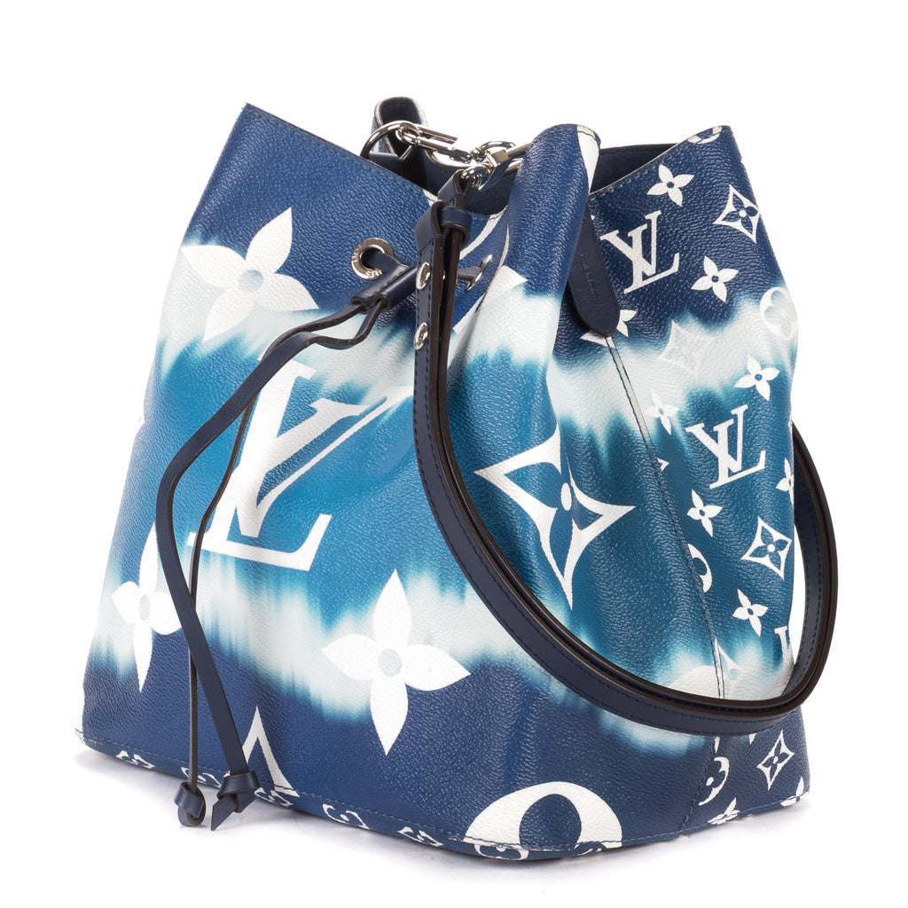 Shoulder Bag Ltd. Ed. Noe Noe MM Blue Giant Monogram Escale