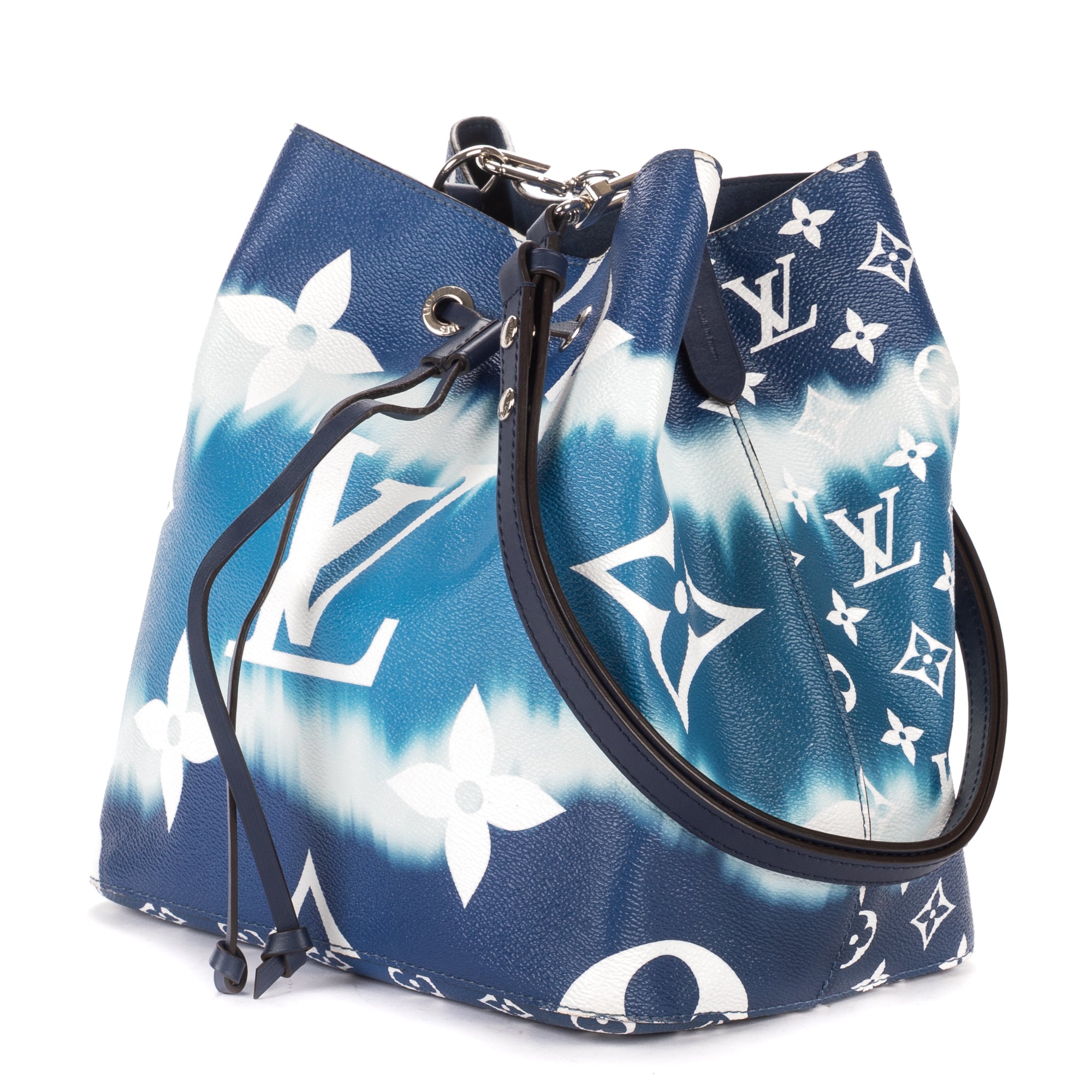 Shoulder Bag Ltd. Ed. Noe Noe MM Blue Giant Monogram Escale