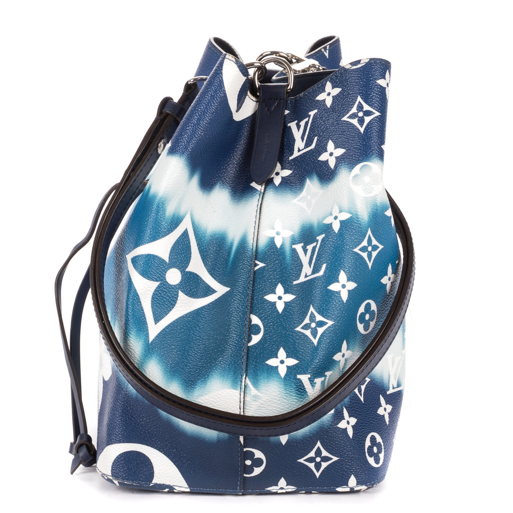 Shoulder Bag Ltd. Ed. Noe Noe MM Blue Giant Monogram Escale