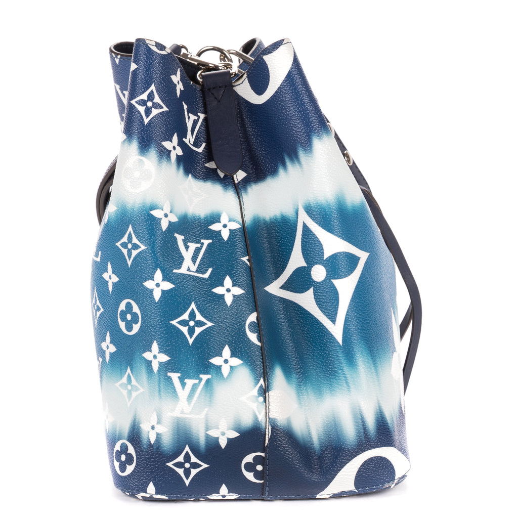 Shoulder Bag Ltd. Ed. Noe Noe MM Blue Giant Monogram Escale