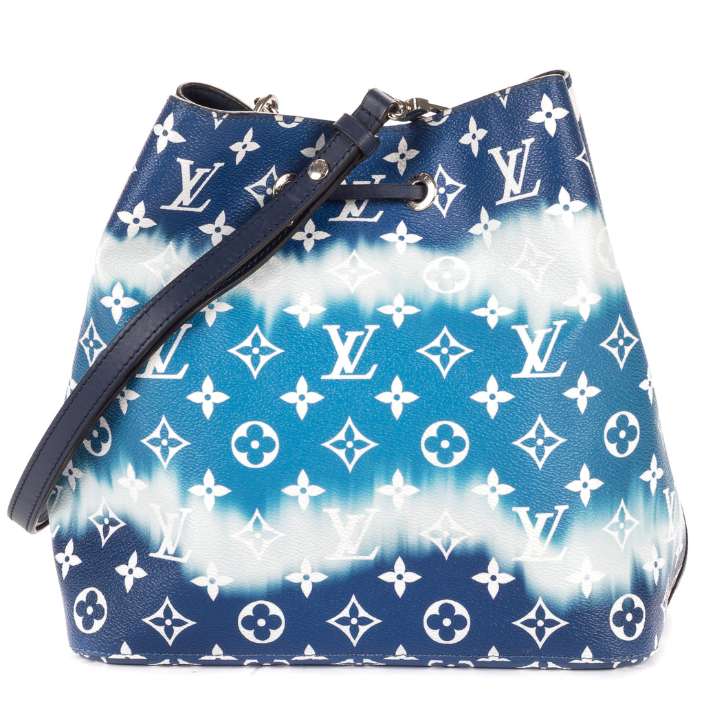 Shoulder Bag Ltd. Ed. Noe Noe MM Blue Giant Monogram Escale