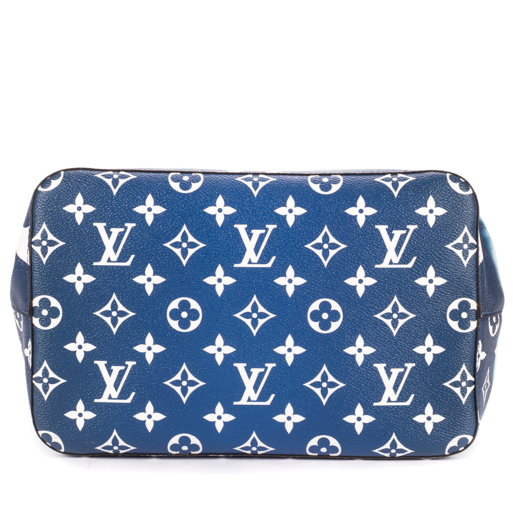 Shoulder Bag Ltd. Ed. Noe Noe MM Blue Giant Monogram Escale