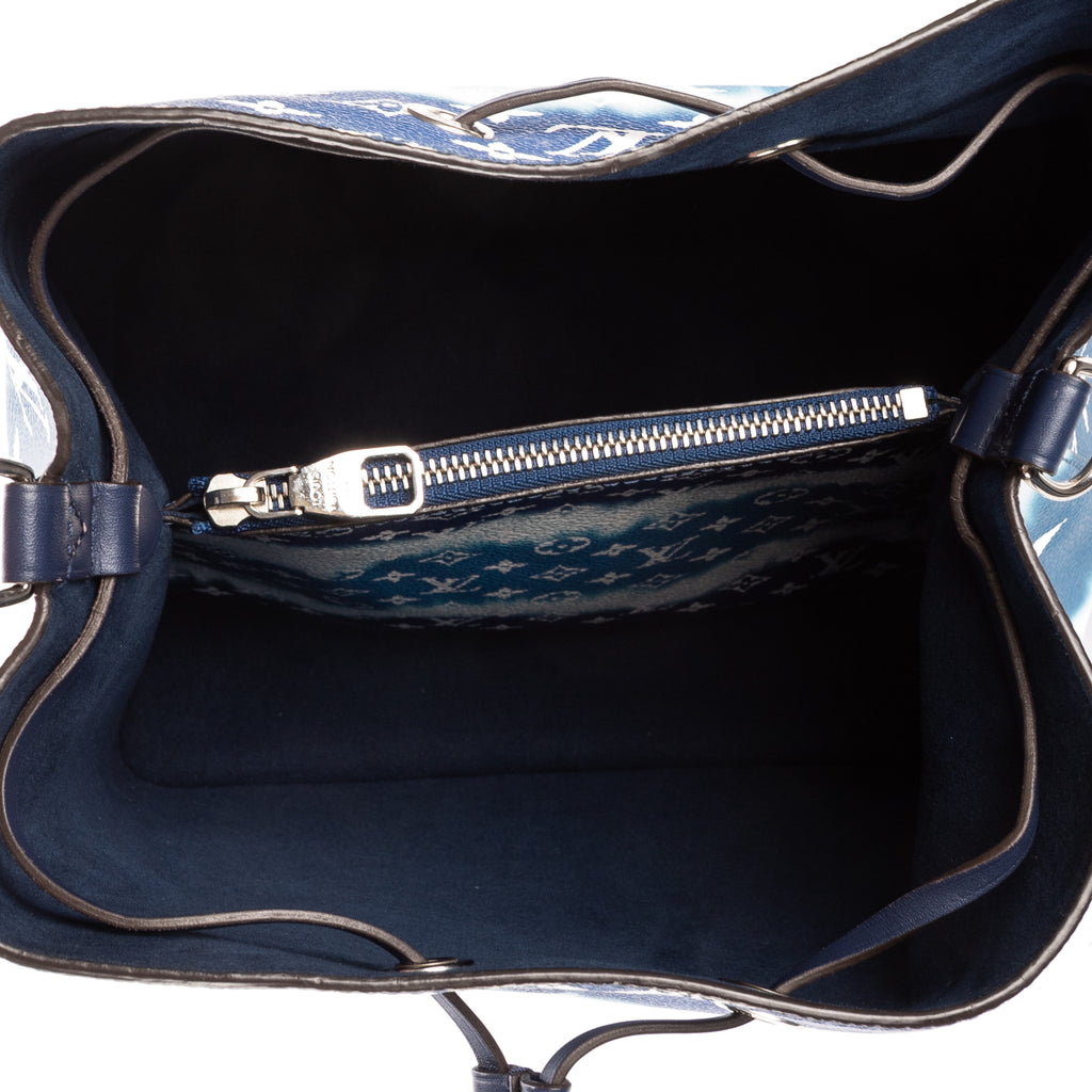 Shoulder Bag Ltd. Ed. Noe Noe MM Blue Giant Monogram Escale