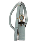 Shoulder Bag Mini C Crossbody Light Blue Crocodoile Embossed Calfskin Leather