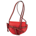 Shoulder Bag Mini Gate Crossbody Mini Red Grained Calfskin Leather