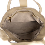 Handbag Cirrus Tote MM Ivory Mahina Leather