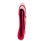 Clutch Ligne Y Clutch Pink Calfskin Leather