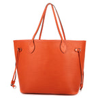 Shoulder Bag Neverfull Orange Epi