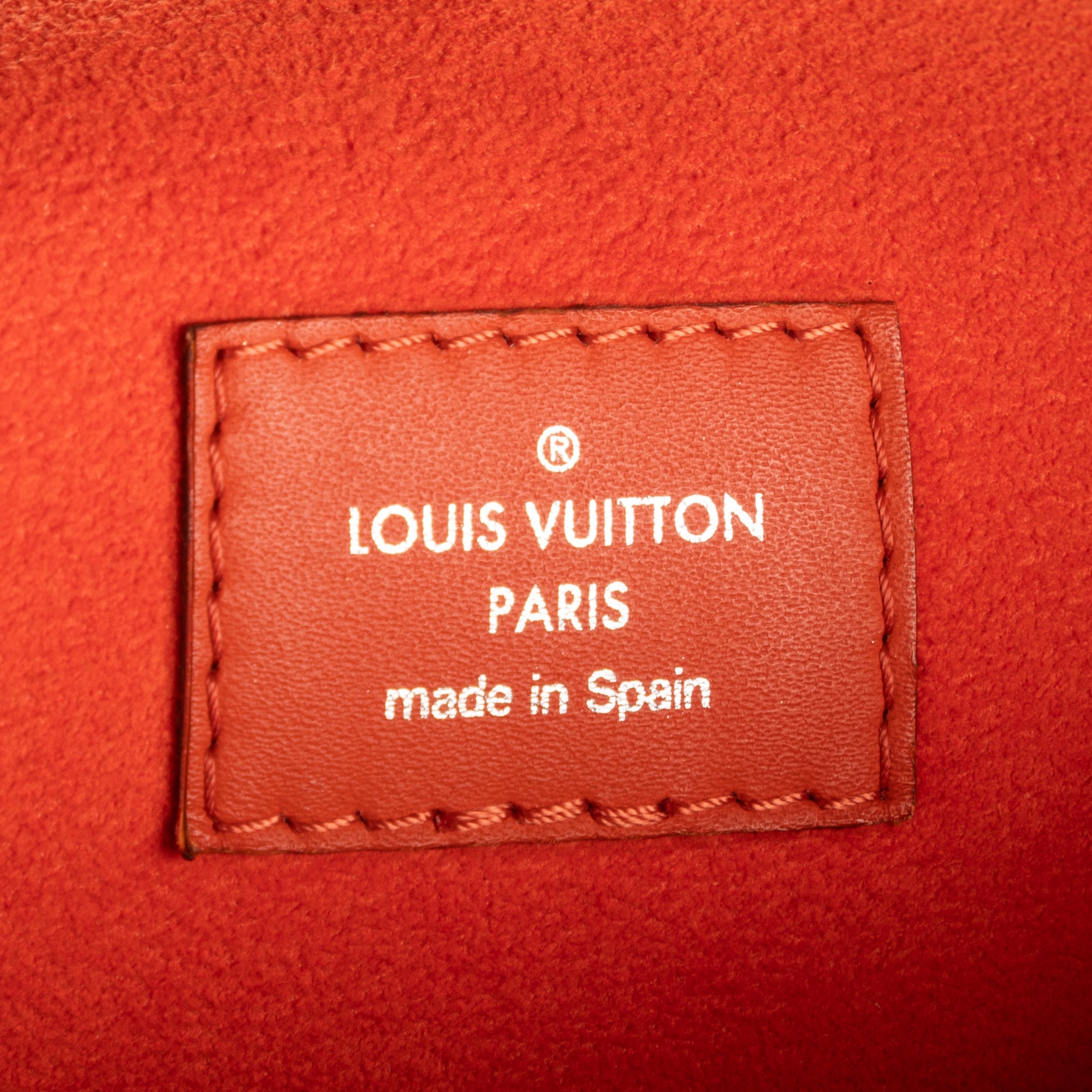Shoulder Bag Neverfull Orange Epi