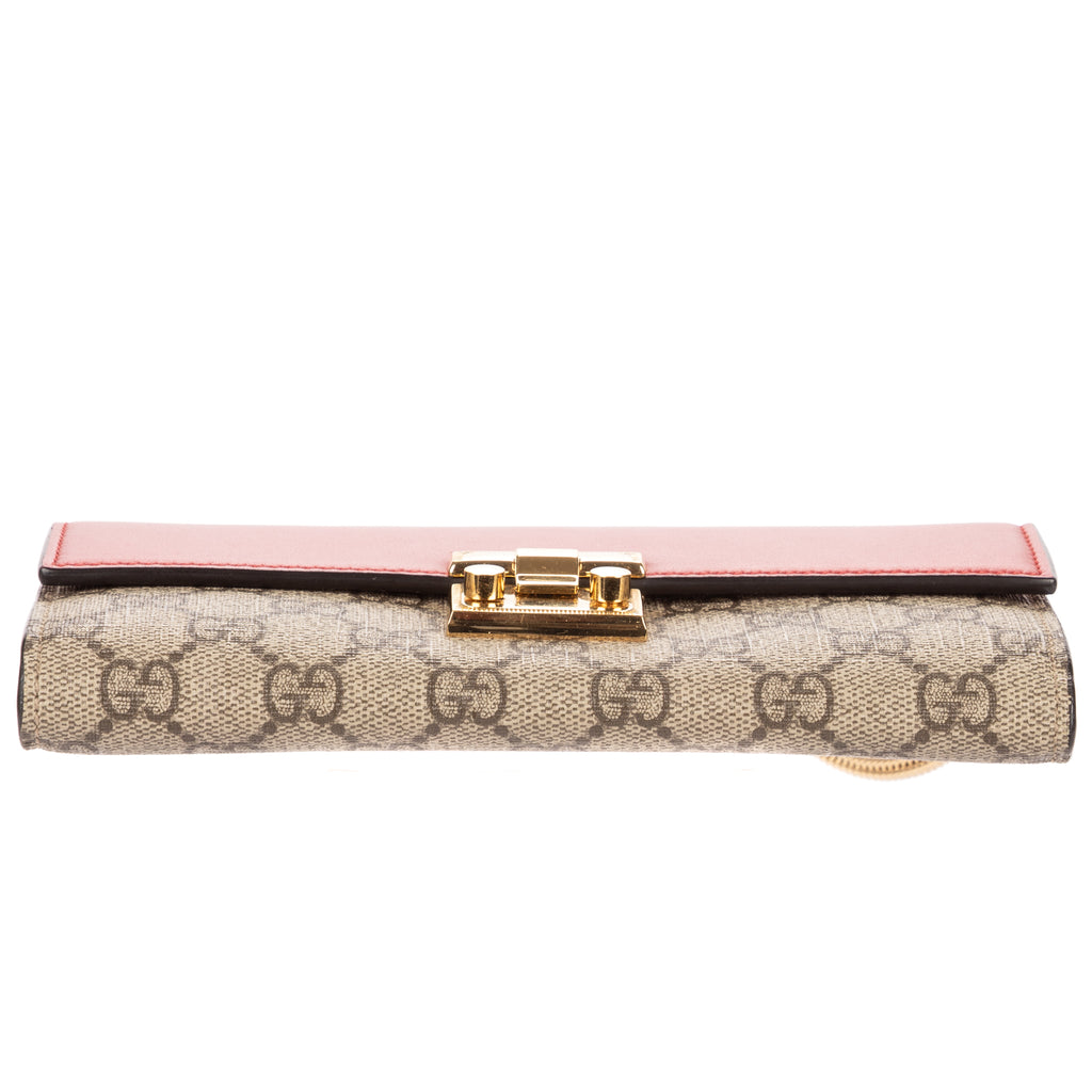 Wallet Continental Flap Wallet Beige Monogram Canvas
