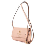 Waist Bag Animalier Blind for Love Bee Wallet Light Pink Pebbled Calfskin Leather
