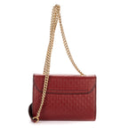 Shoulder Bag Mini Emily Crossbody Mini Burgundy Microguccissima Leather