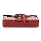Shoulder Bag Mini Emily Crossbody Mini Burgundy Microguccissima Leather