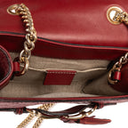 Shoulder Bag Mini Emily Crossbody Mini Burgundy Microguccissima Leather