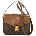 Shoulder Bag Pochette Metis MM Brown Monogram Canvas