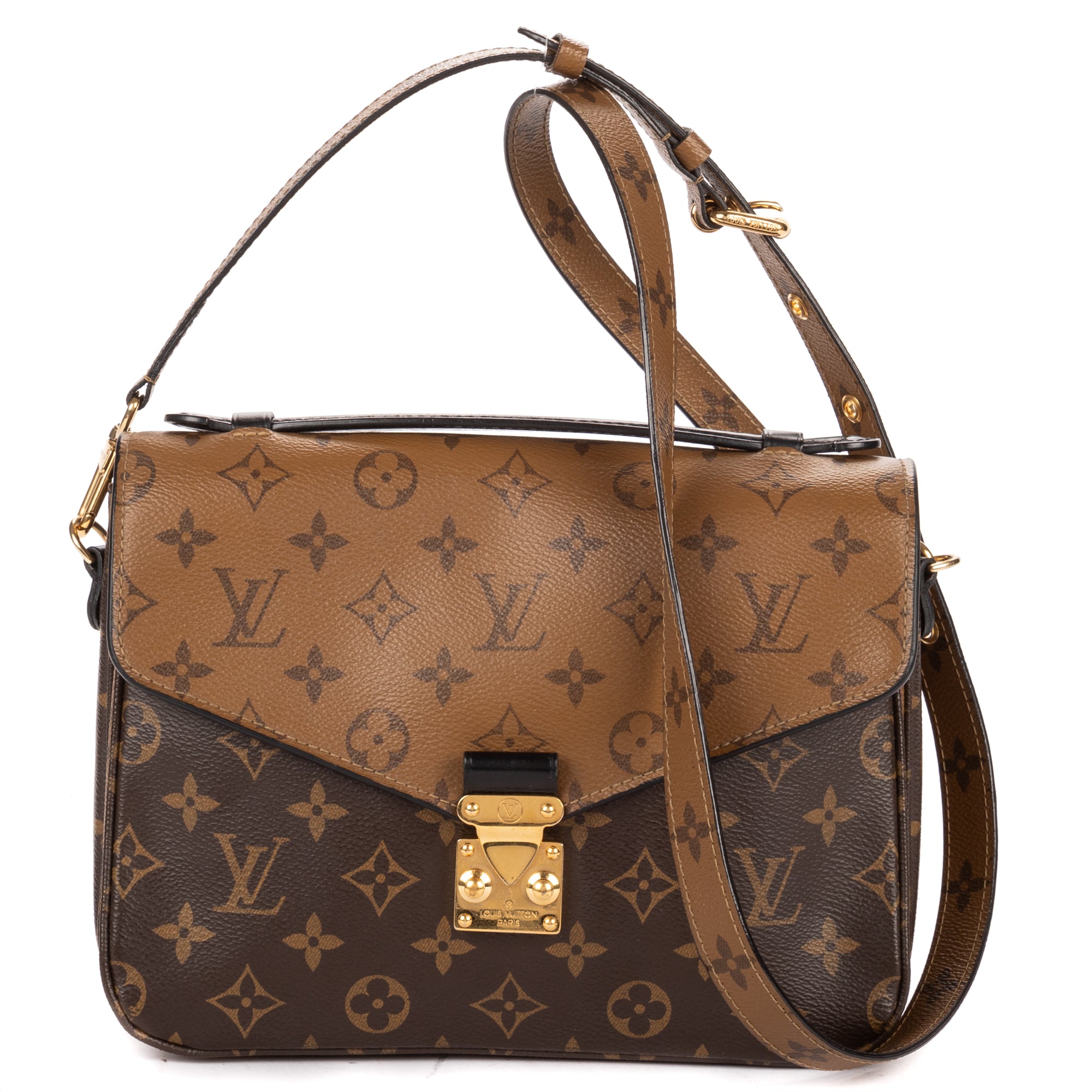 Shoulder Bag Pochette Metis MM Brown Monogram Canvas