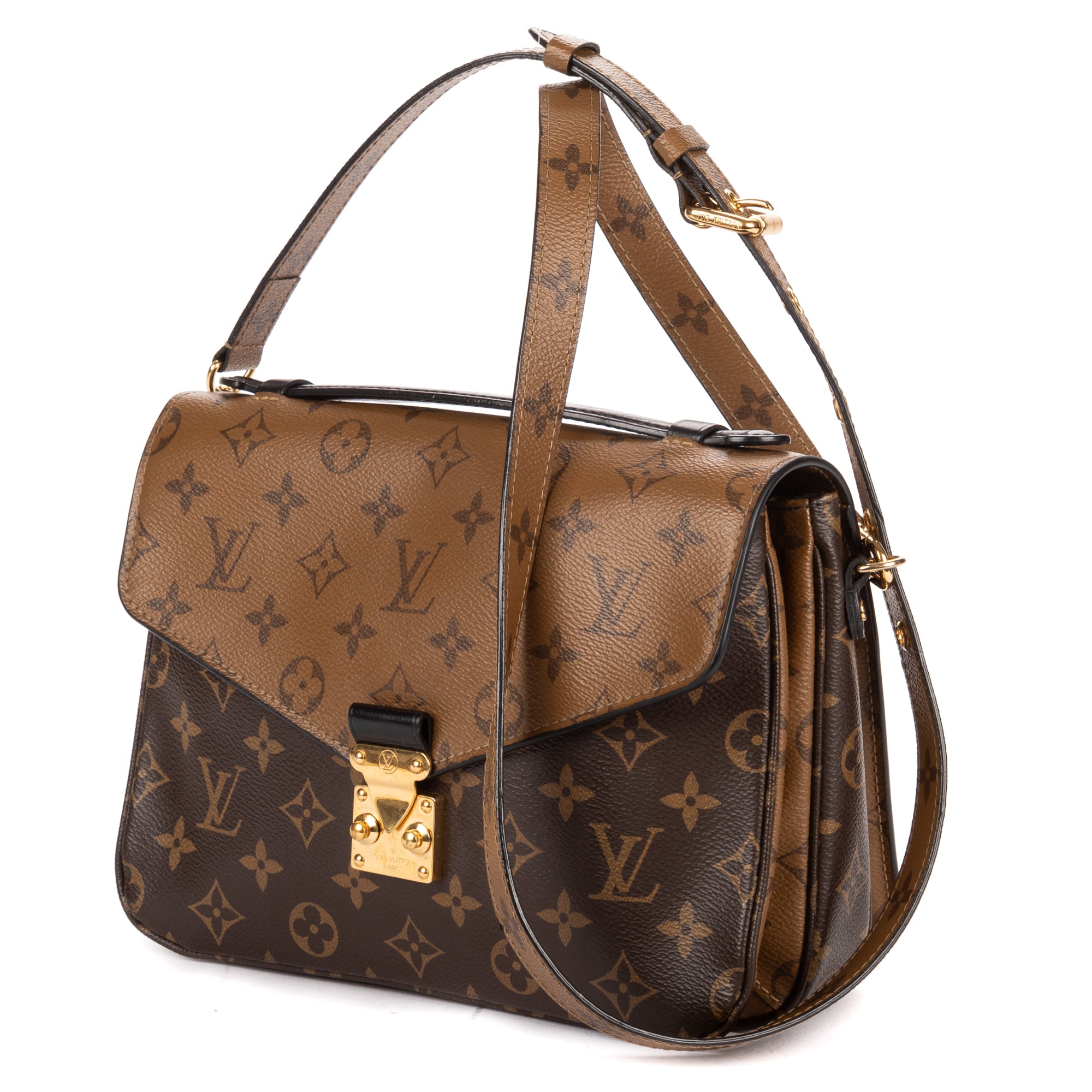 Shoulder Bag Pochette Metis MM Brown Monogram Canvas