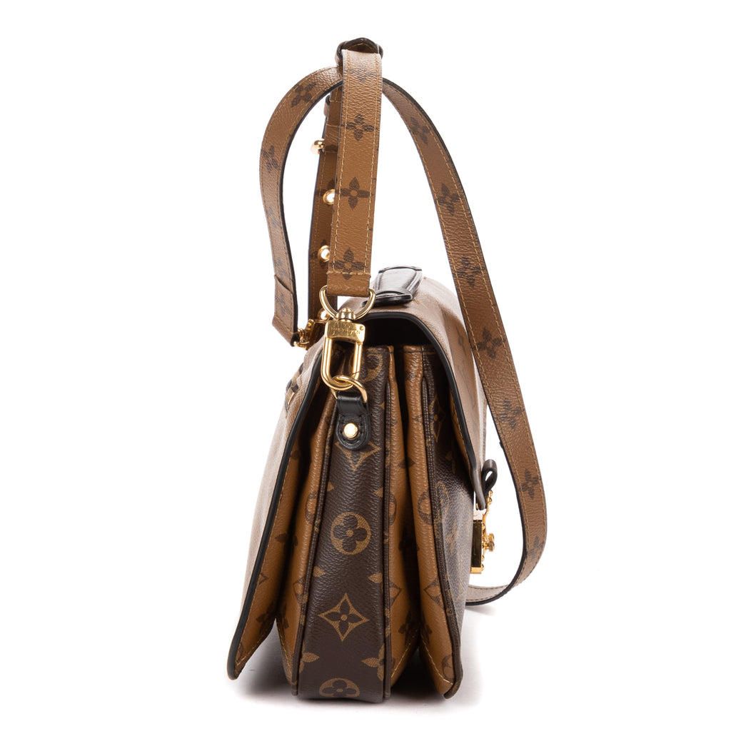 Shoulder Bag Pochette Metis MM Brown Monogram Canvas