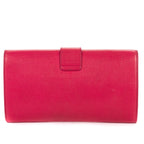 Clutch Ligne Y Clutch Pink Calfskin Leather