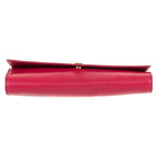 Clutch Ligne Y Clutch Pink Calfskin Leather