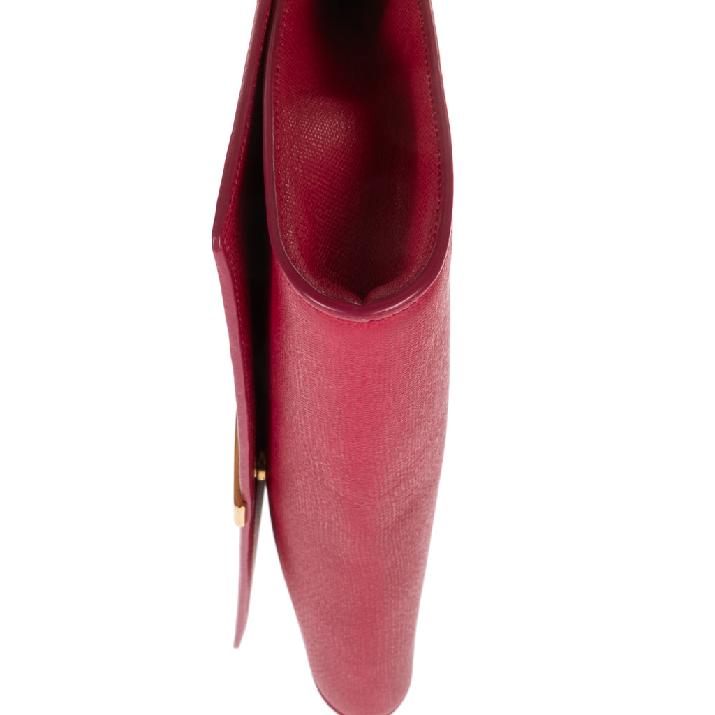 Clutch Ligne Y Clutch Pink Calfskin Leather