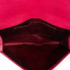 Clutch Ligne Y Clutch Pink Calfskin Leather