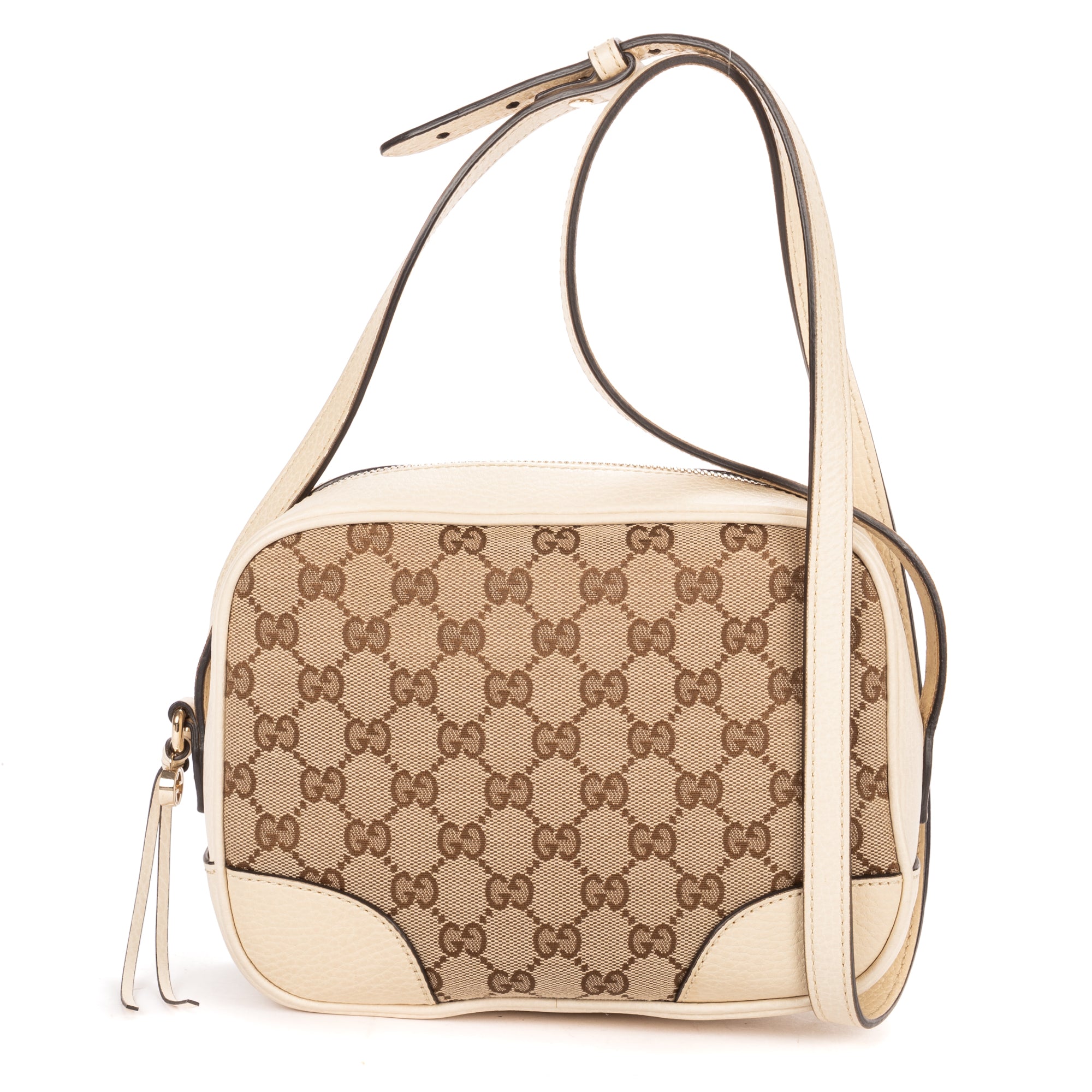 Shoulder Bag Bree Crossbody Beige Monogrammed Canvas