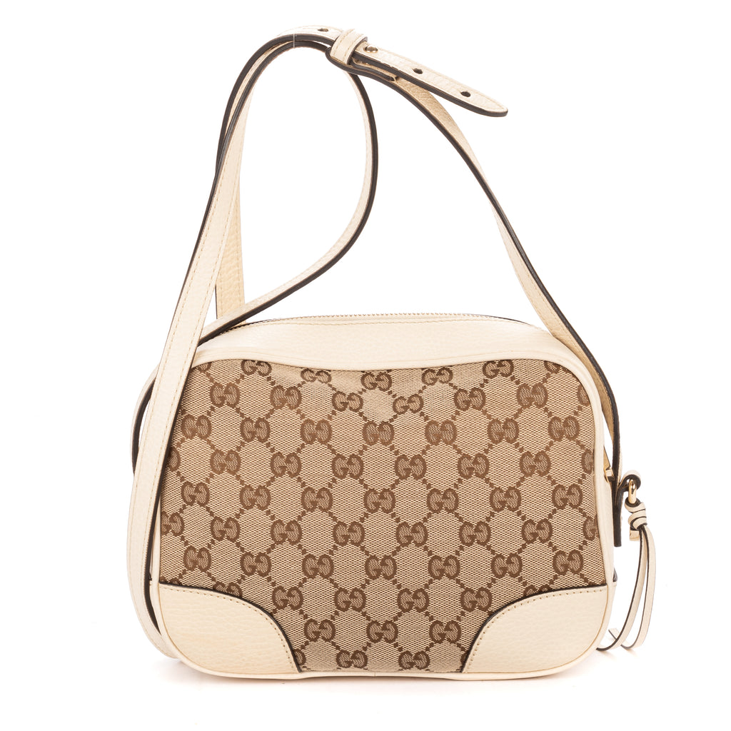 Shoulder Bag Bree Crossbody Beige Monogrammed Canvas