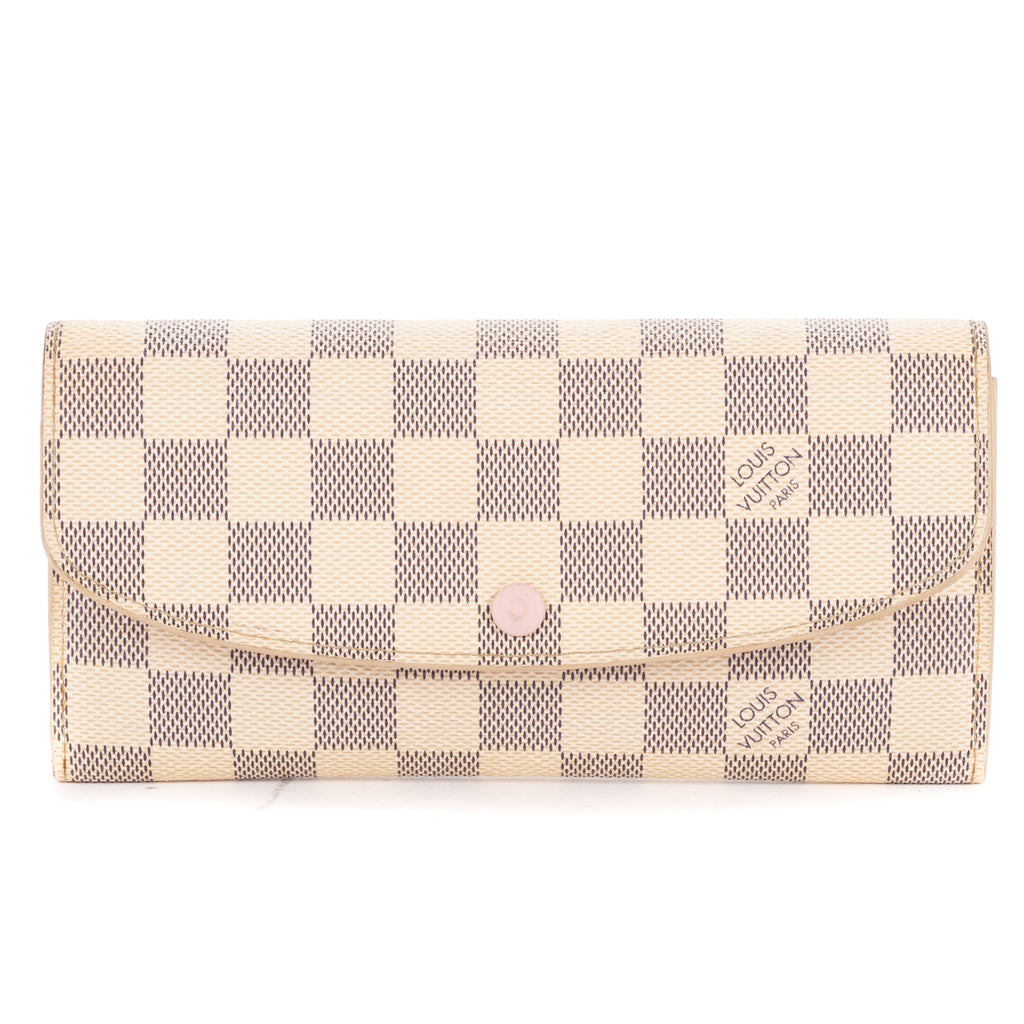 Wallet Emilie Ivory Damier Azur