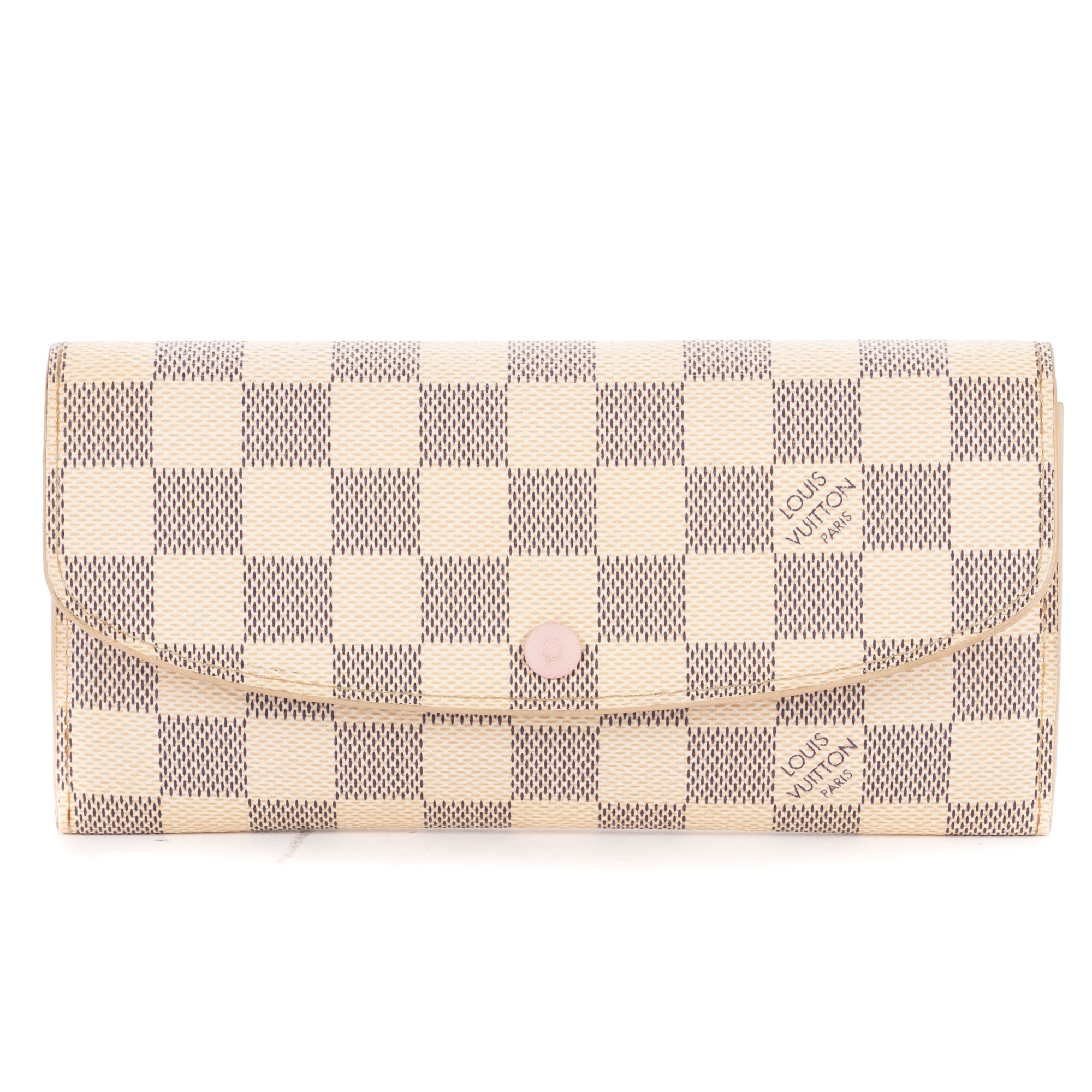 Wallet Emilie Ivory Damier Azur