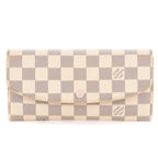 Billetera Emilie Damier Azur color marfil