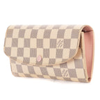Wallet Emilie Ivory Damier Azur