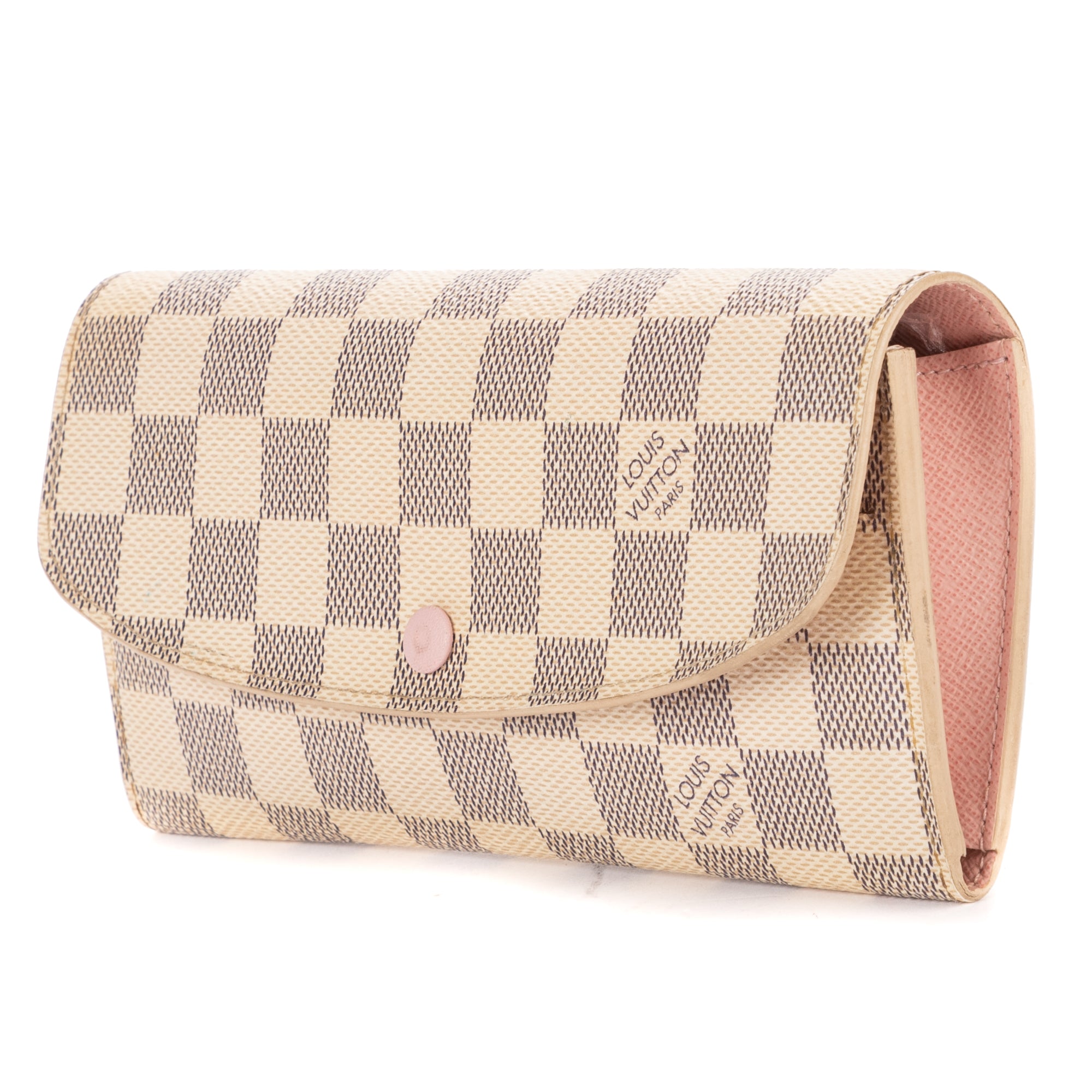 Wallet Emilie Ivory Damier Azur