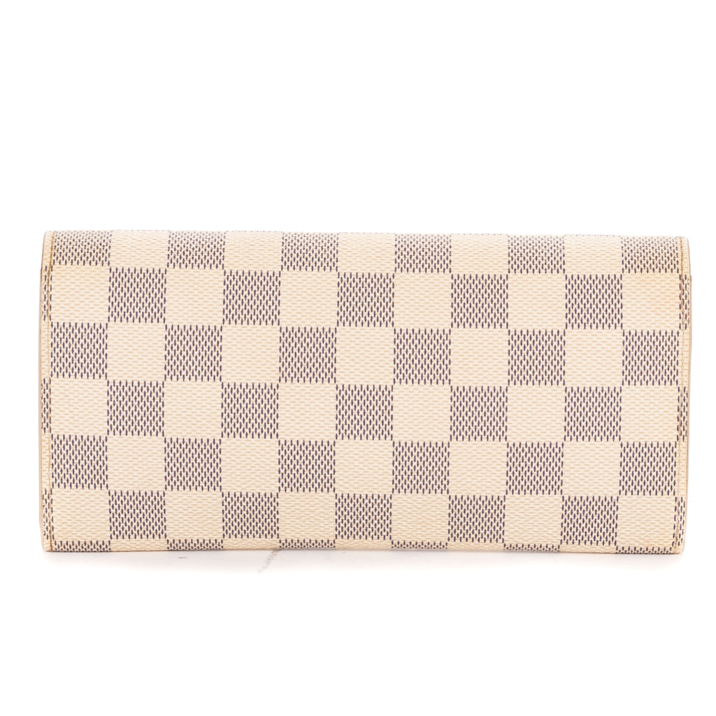 Wallet Emilie Ivory Damier Azur