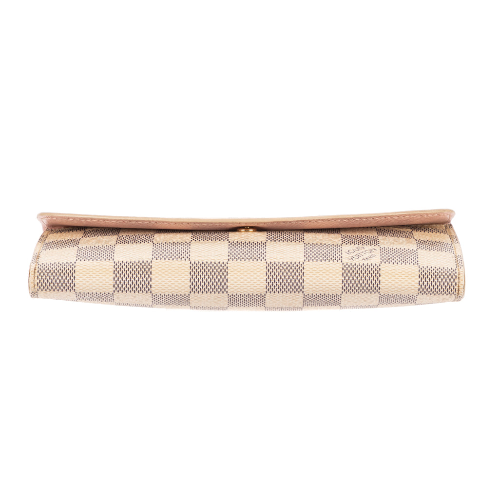Wallet Emilie Ivory Damier Azur