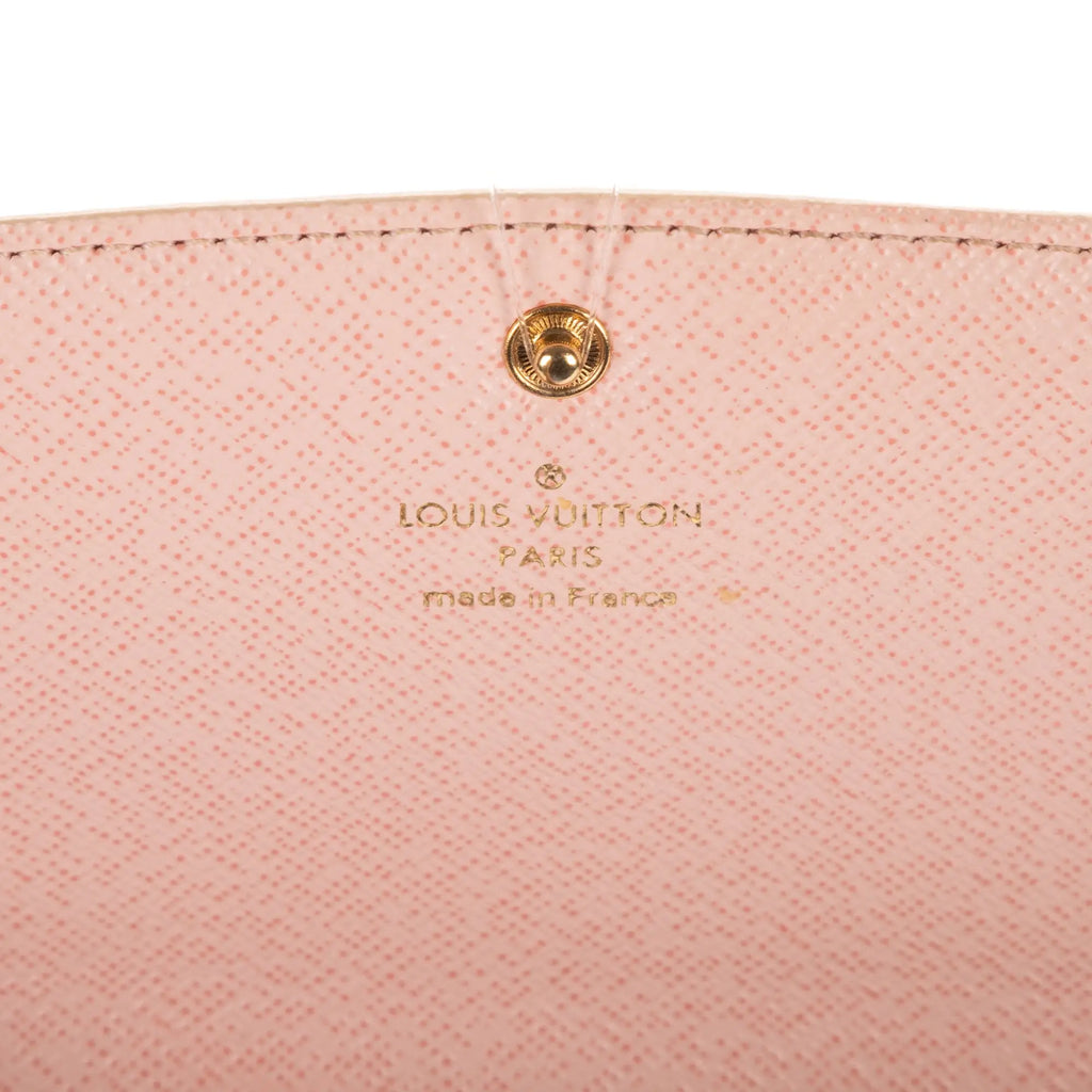 Billetera Emilie Damier Azur color marfil
