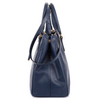 Shoulder Bag Medium Galleria Double Zip Tote Medium Navy Saffiano Leather
