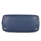 Shoulder Bag Medium Galleria Double Zip Tote Medium Navy Saffiano Leather