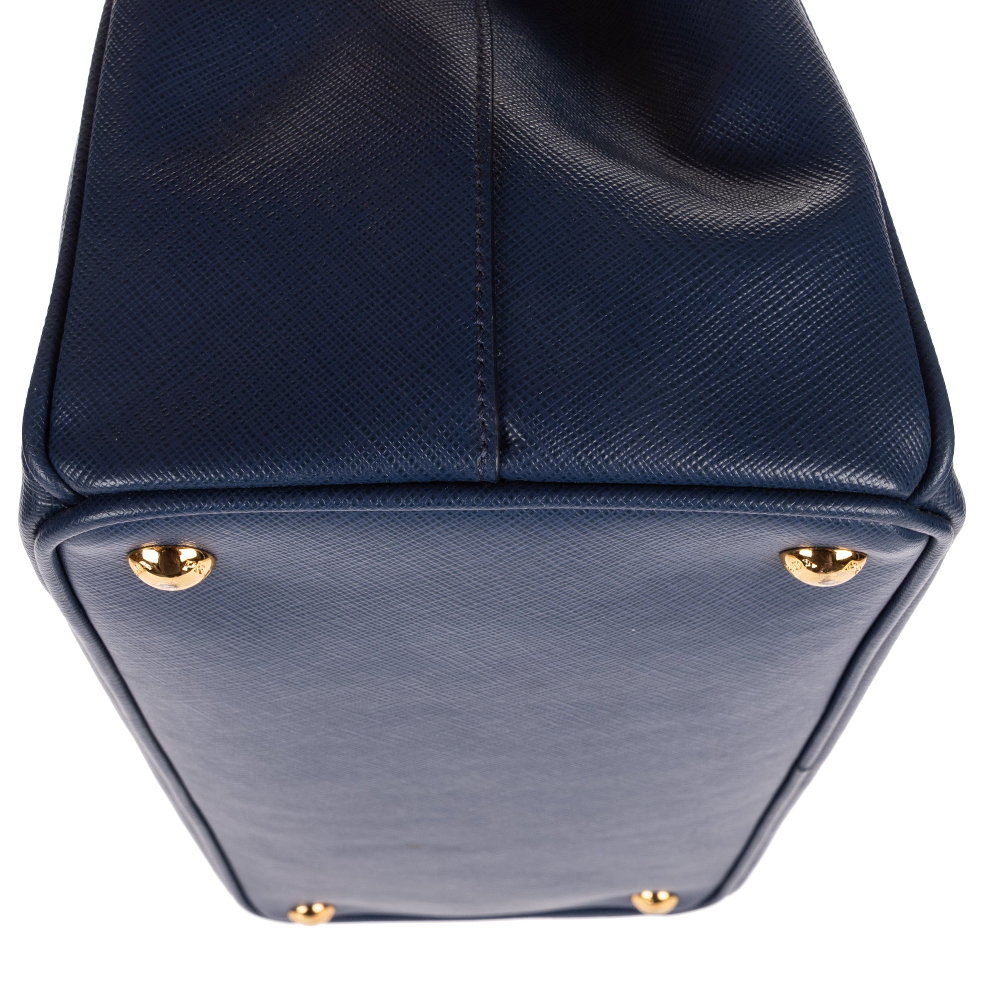 Shoulder Bag Medium Galleria Double Zip Tote Medium Navy Saffiano Leather