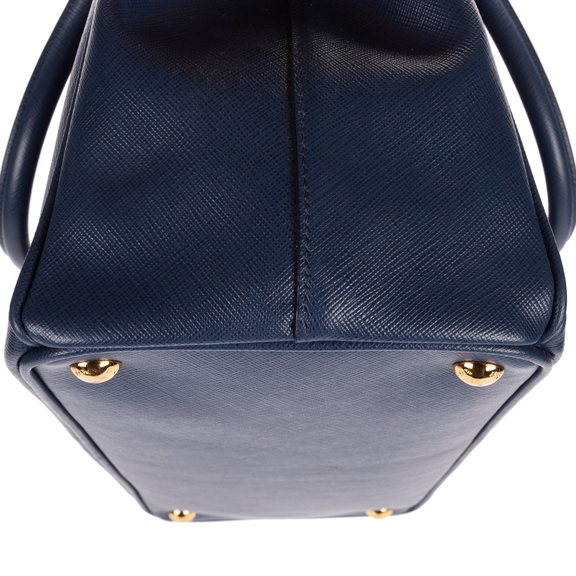Shoulder Bag Medium Galleria Double Zip Tote Medium Navy Saffiano Leather