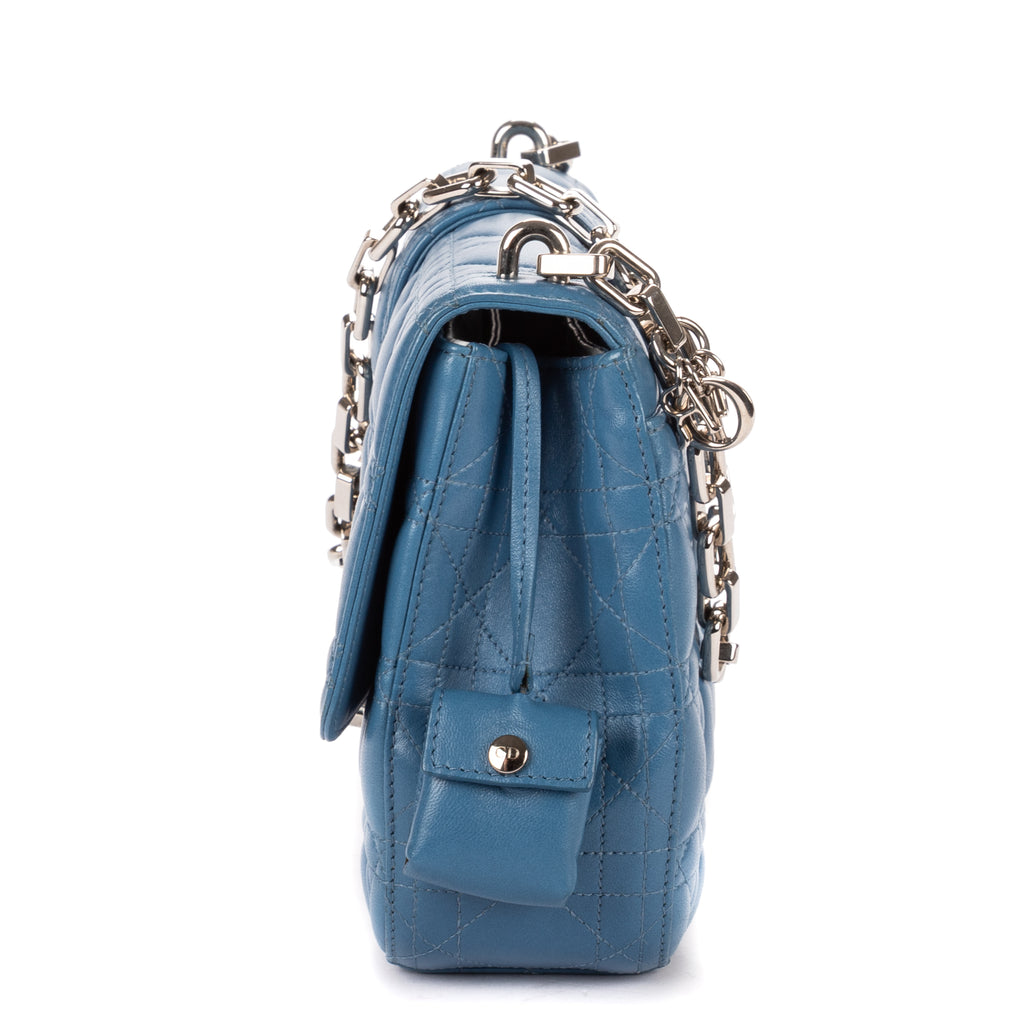 Shoulder Bag Medium Miss Dior Medium Blue Cannage Lambskin Leather