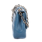 Bandolera Mediana Miss Dior Piel de Cordero Cannage Azul Mediano