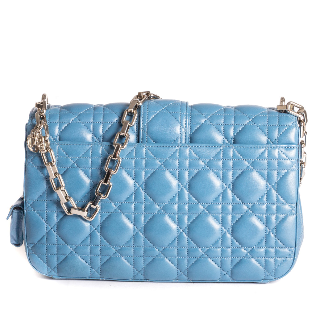 Shoulder Bag Medium Miss Dior Medium Blue Cannage Lambskin Leather