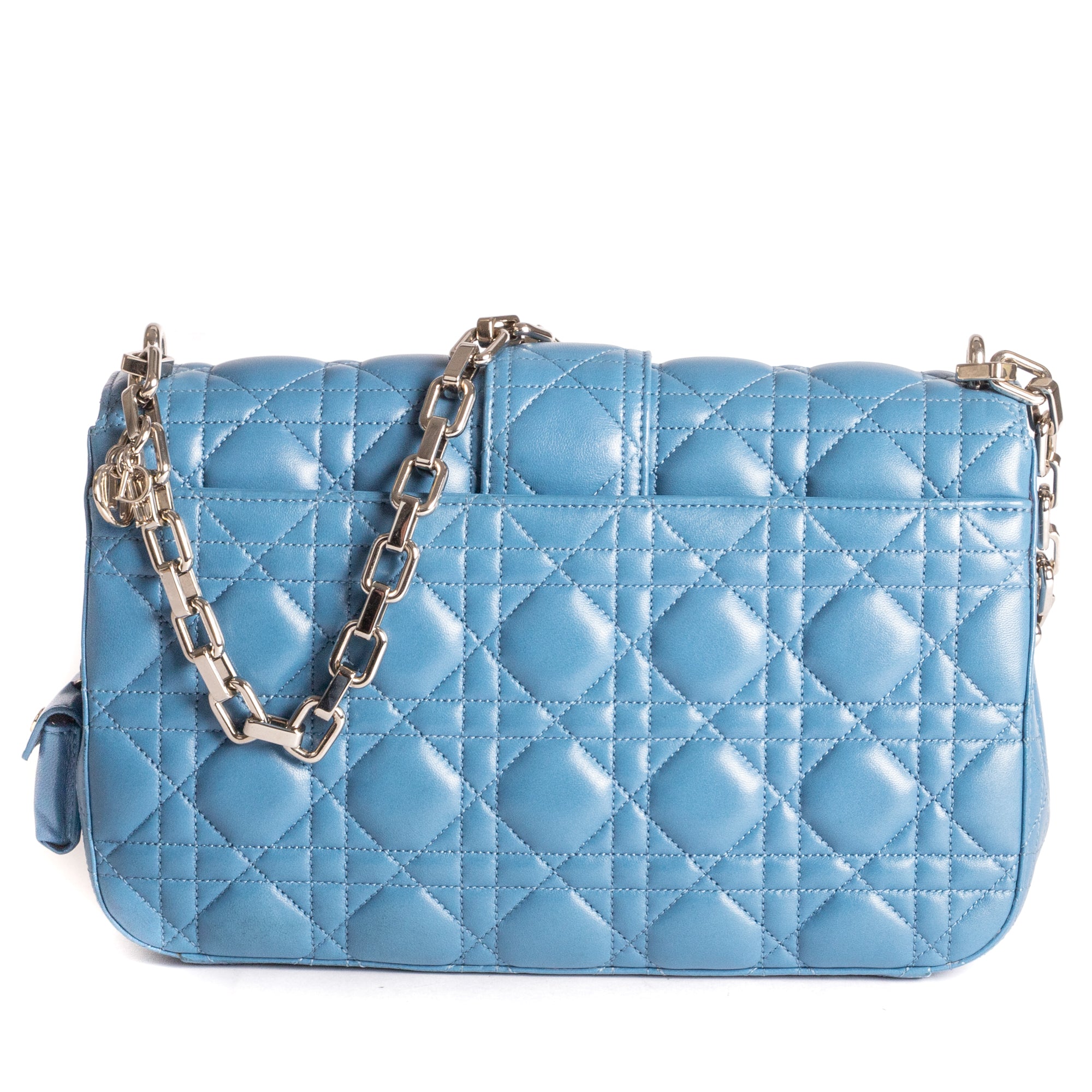 Shoulder Bag Medium Miss Dior Medium Blue Cannage Lambskin Leather