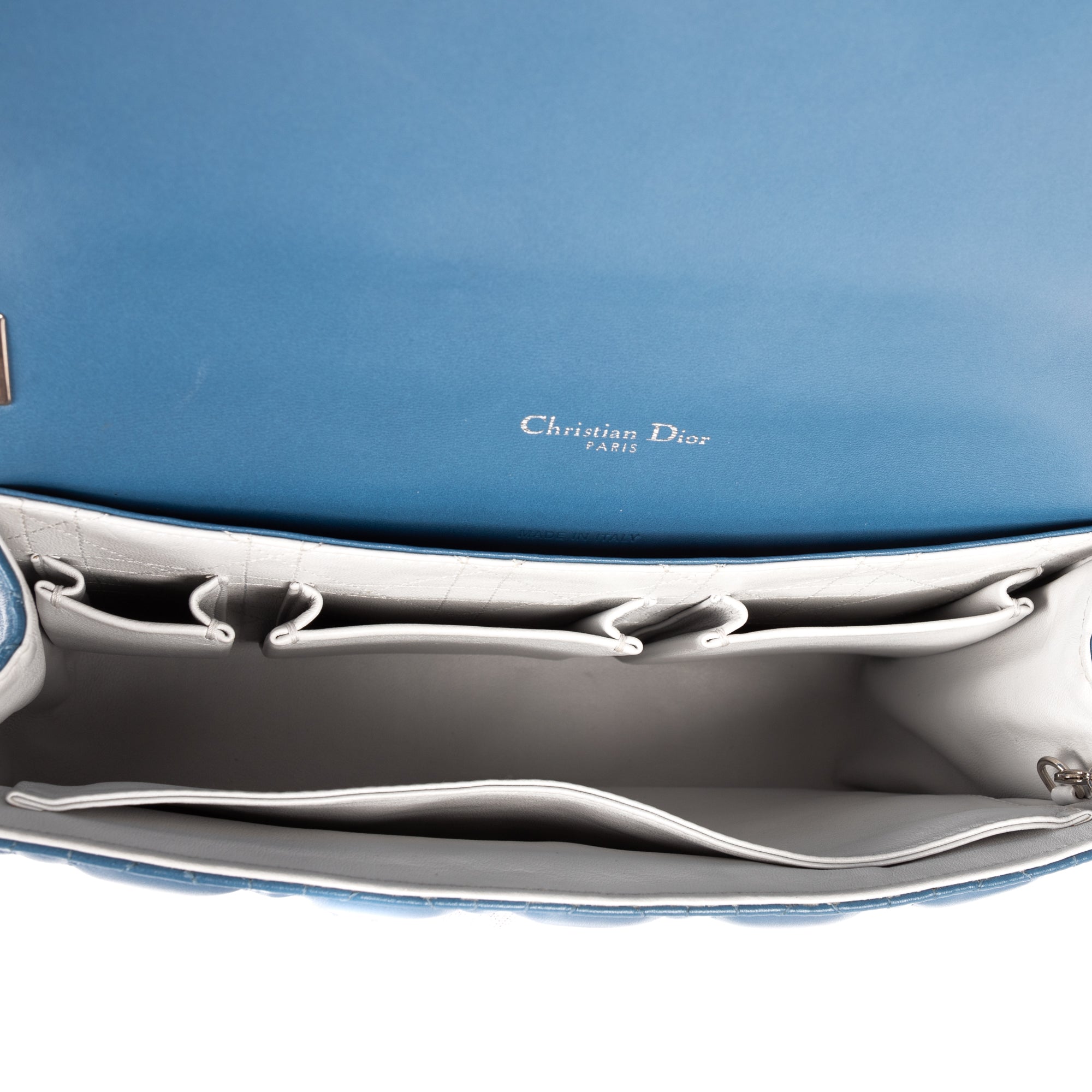 Shoulder Bag Medium Miss Dior Medium Blue Cannage Lambskin Leather