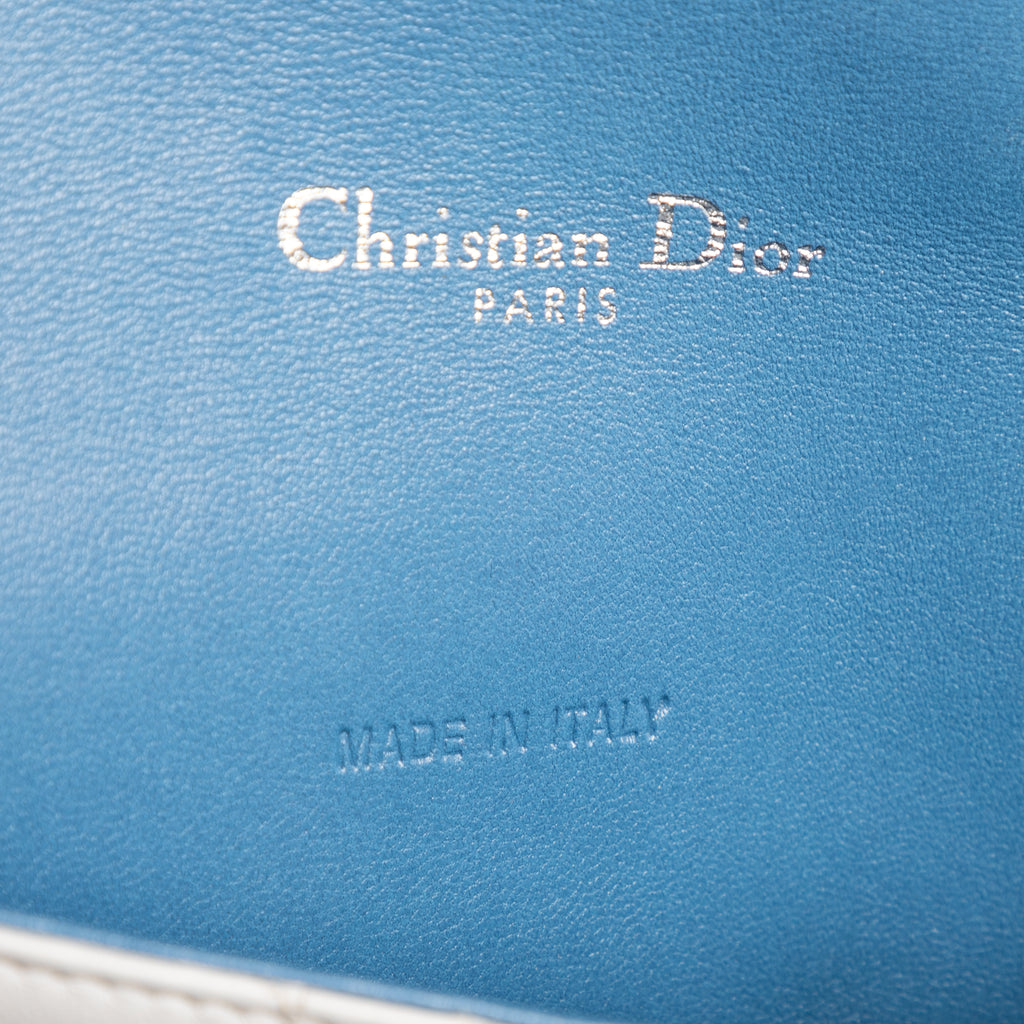 Shoulder Bag Medium Miss Dior Medium Blue Cannage Lambskin Leather
