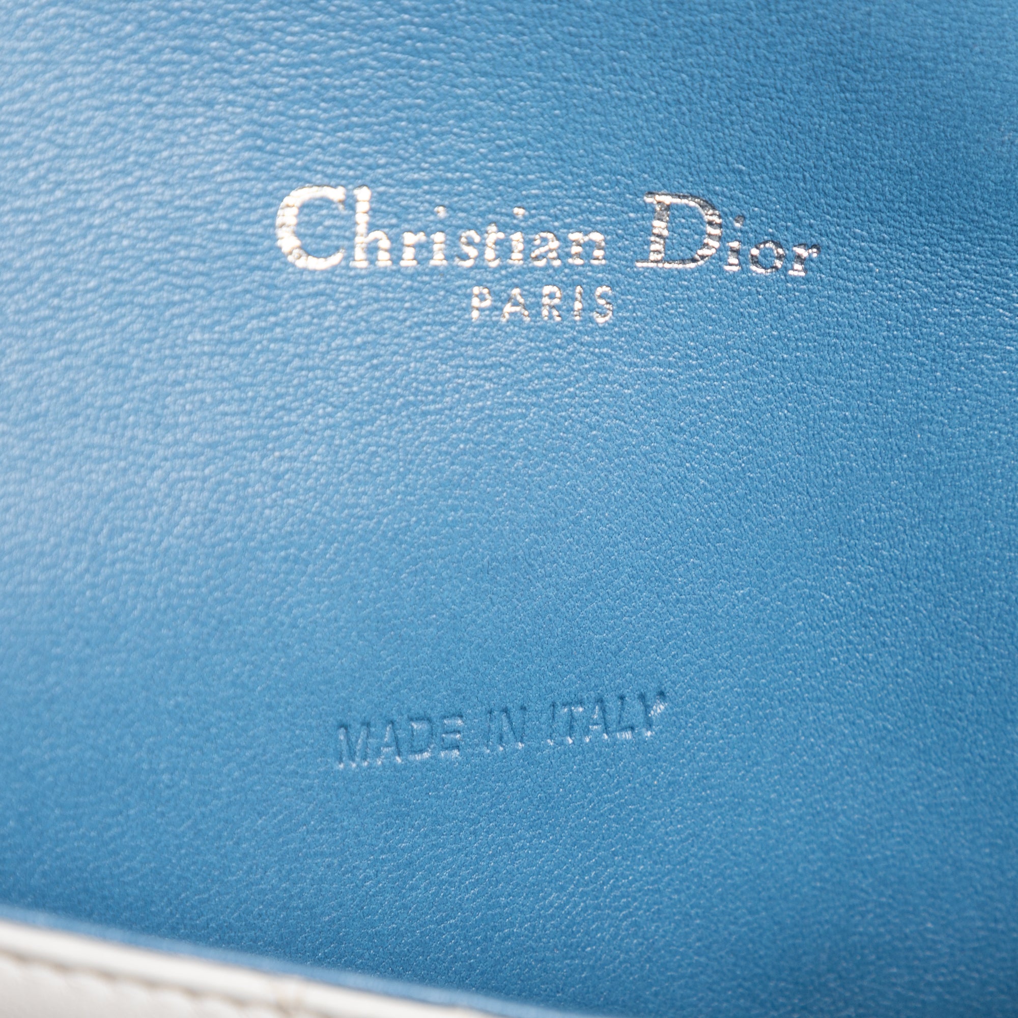 Shoulder Bag Medium Miss Dior Medium Blue Cannage Lambskin Leather