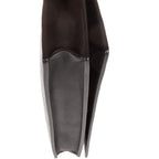 Shoulder Bag Wallet on Chain Crossbody Black Intrecciato Calfskin Leather